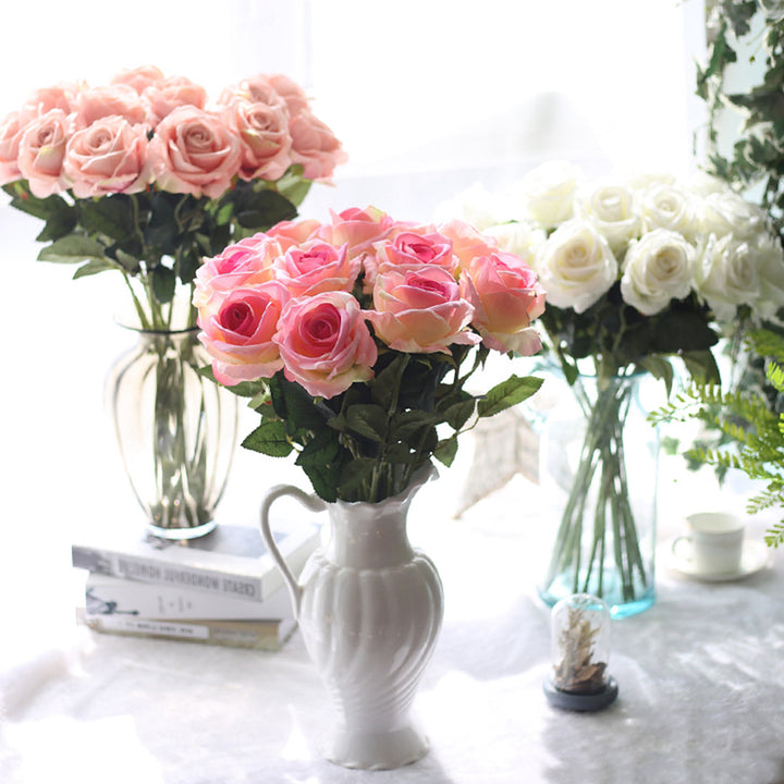 【造花】バラ 花束 装飾 フェイク 置物