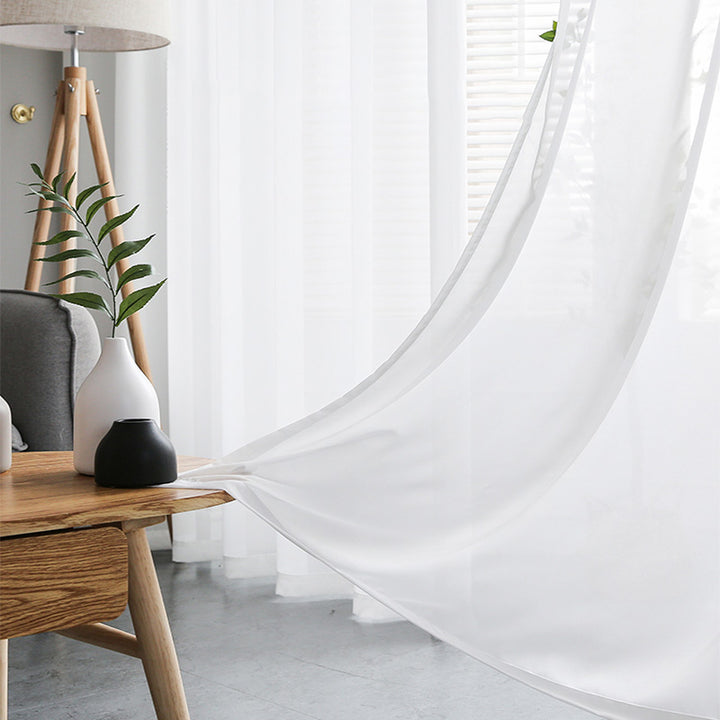 【レースカーテン】透け感 選べる8色