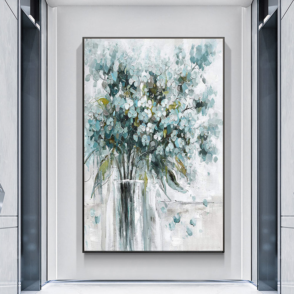 【掛絵】蘭 手描き油絵