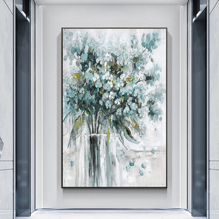 【掛絵】蘭 手描き油絵