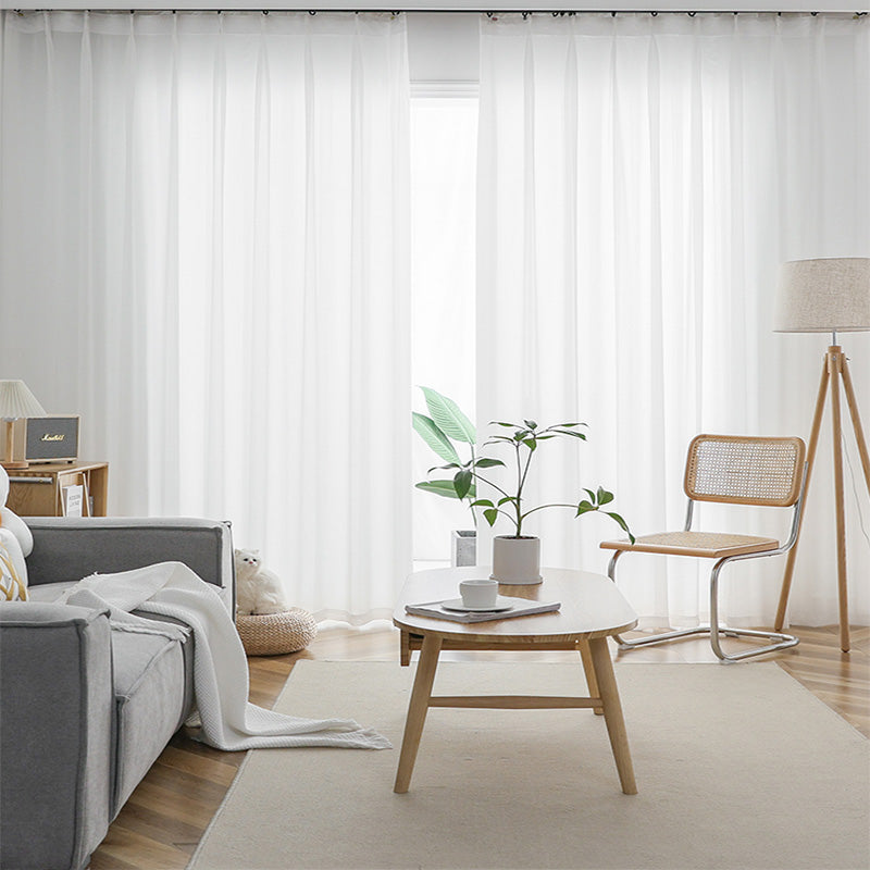 【レースカーテン】透け感 選べる8色