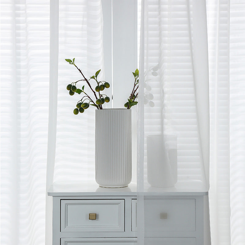 【レースカーテン】透け感 選べる8色