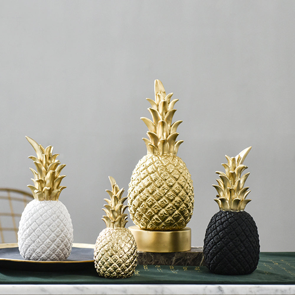 【オブジェ・置物】金色 パイナップル モダン