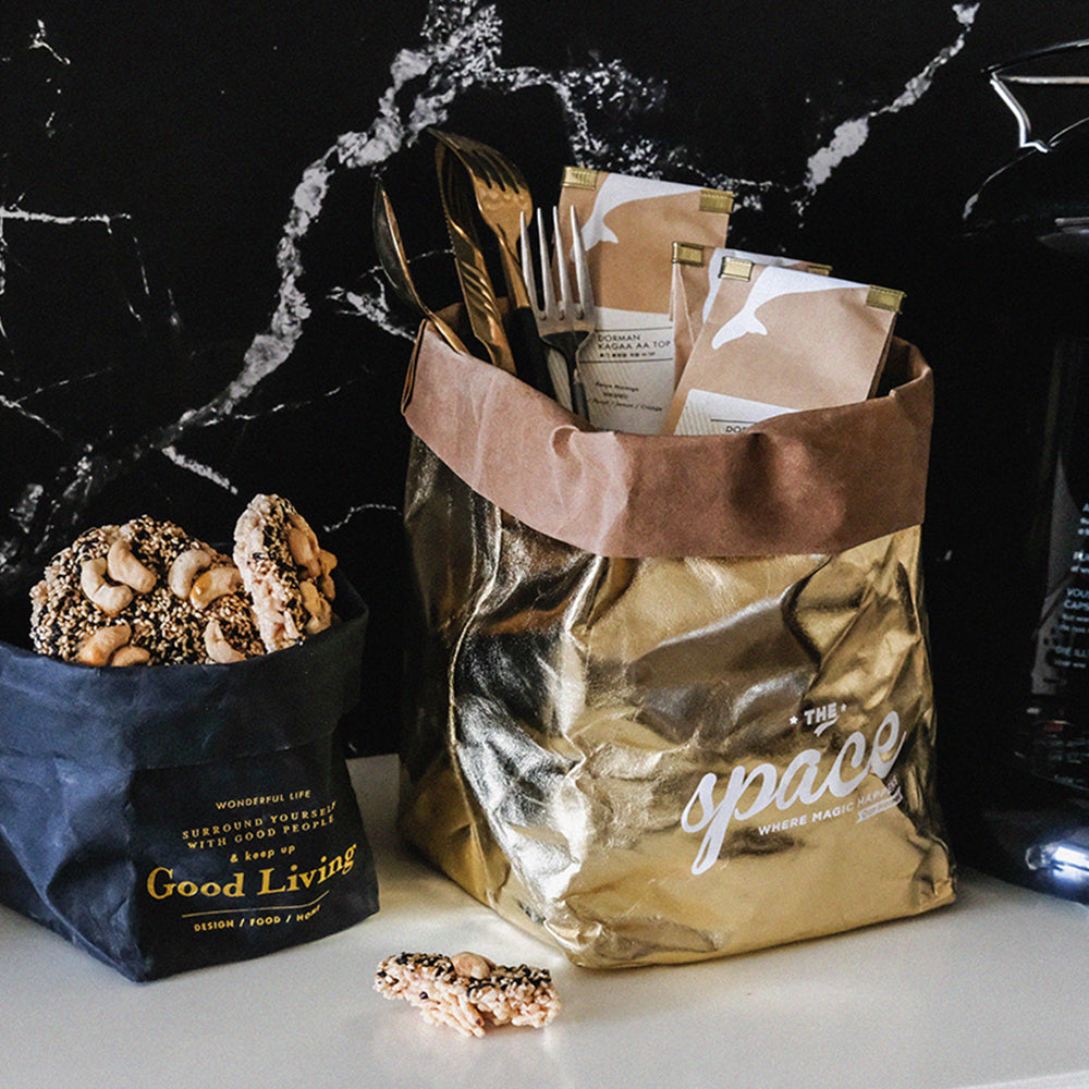 【収納袋】クラフト紙 北欧風 紙袋