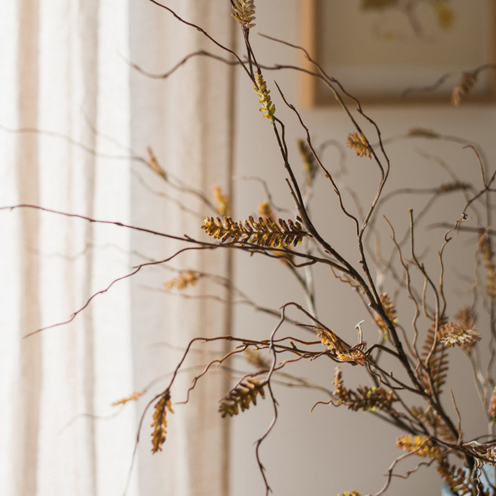 【造花】枯れ感 黄色 植物 ドライフラワー アート