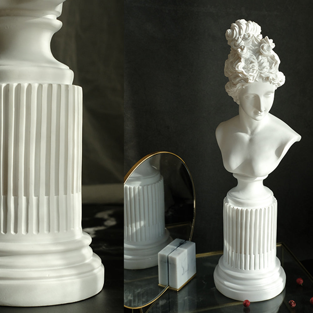 【オブジェ・置物】北欧風 彫刻 半身像