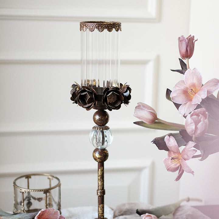 【キャンドルホルダー・スタンド】レトロ 北欧風 インスタ映え