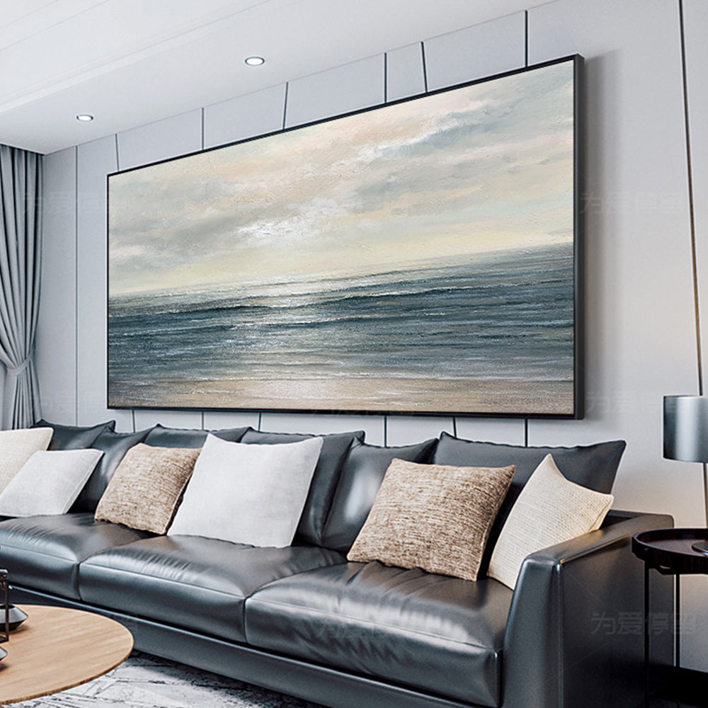 【掛絵】日の出・海 選べる3パターン 手描き油絵