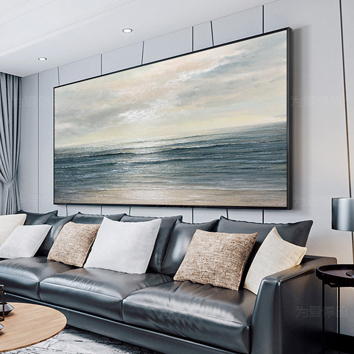 【掛絵】日の出・海 選べる3パターン 手描き油絵