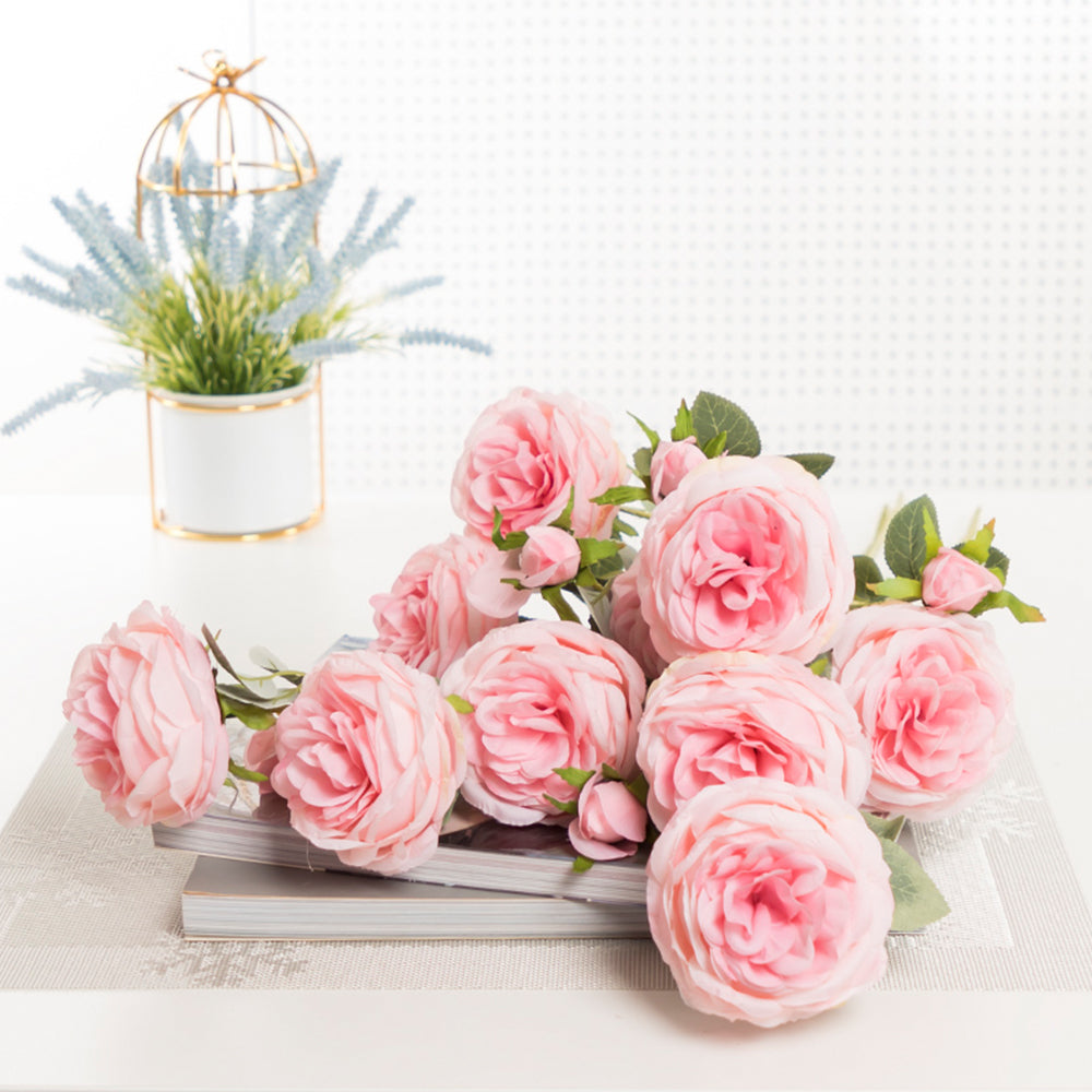 【造花】牡丹 優雅 食卓 リビングルーム