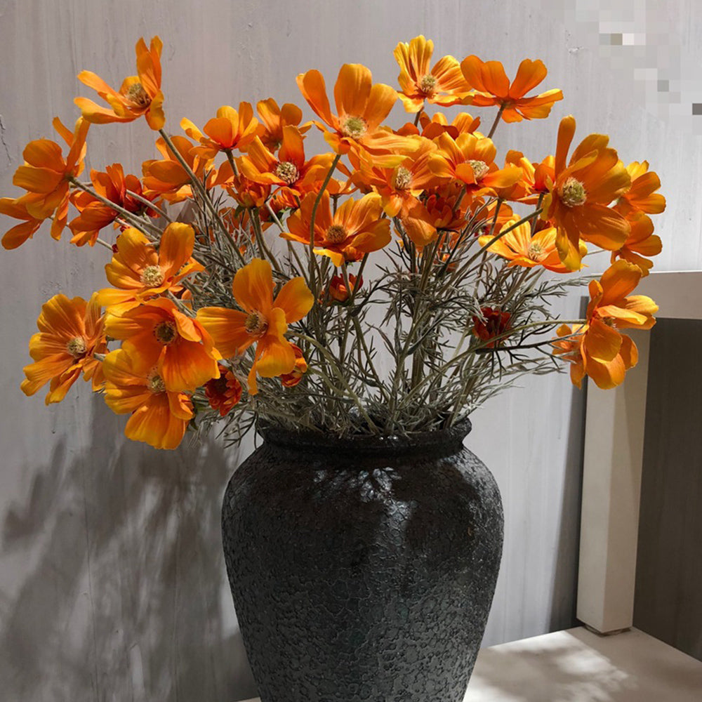 【造花】秋 オレンジ色 結婚式 シャンパン色