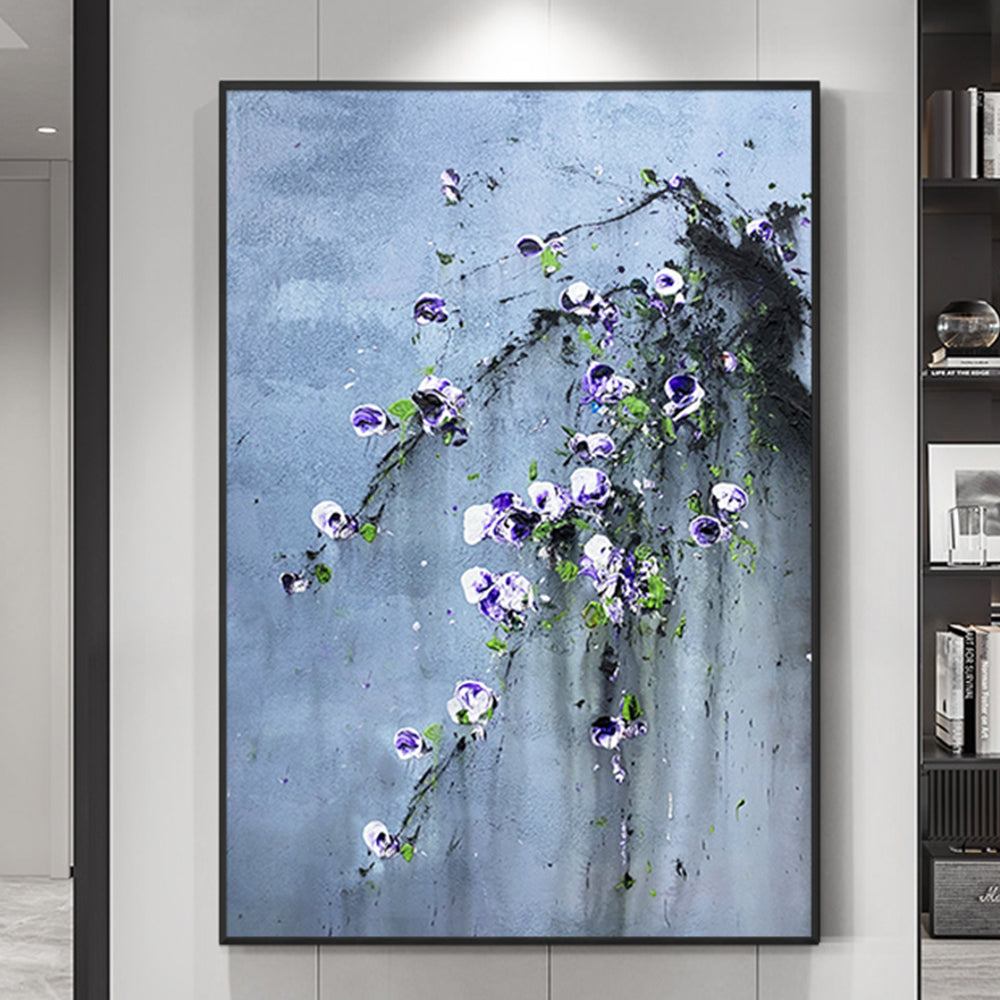 【掛絵】梅の花 選べる3パターン 手描き油絵