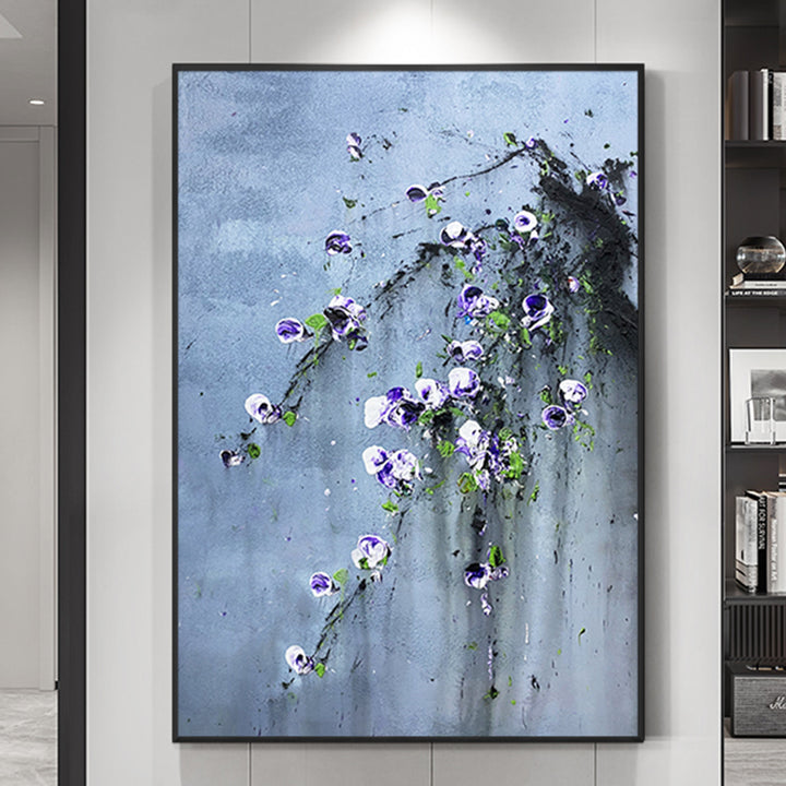 【掛絵】梅の花 選べる3パターン 手描き油絵