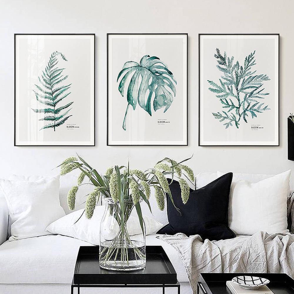 【掛絵】葉水彩画風 選べる10パターン