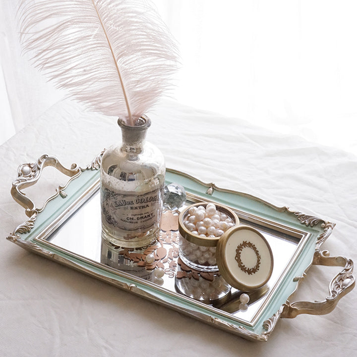 【トレー・トレイ】ミラー レトロ 収納