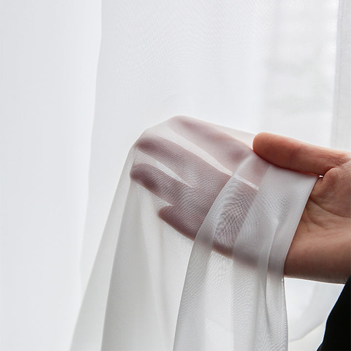 【レースカーテン】透け感 選べる8色