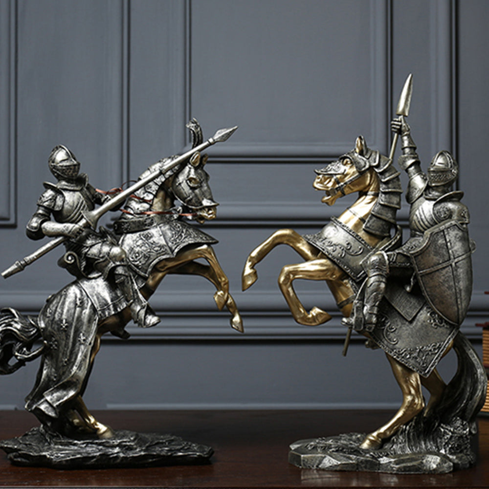 【オブジェ・置物】勝利騎士  豪華 北欧風