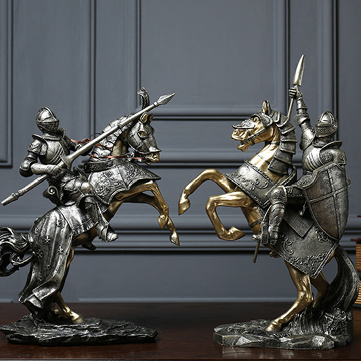 【オブジェ・置物】勝利騎士  豪華 北欧風