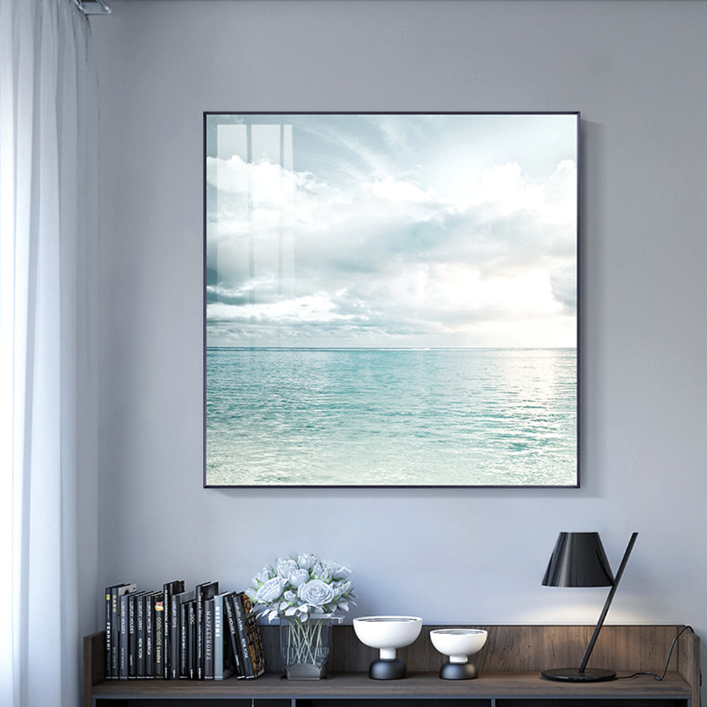 【掛絵】浅い緑風景 選べる4パターン