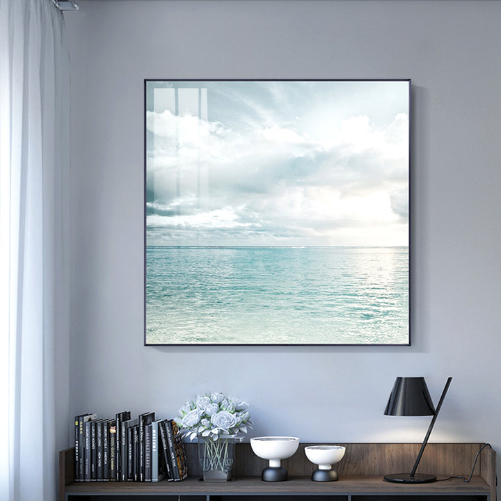 【掛絵】浅い緑風景 選べる4パターン