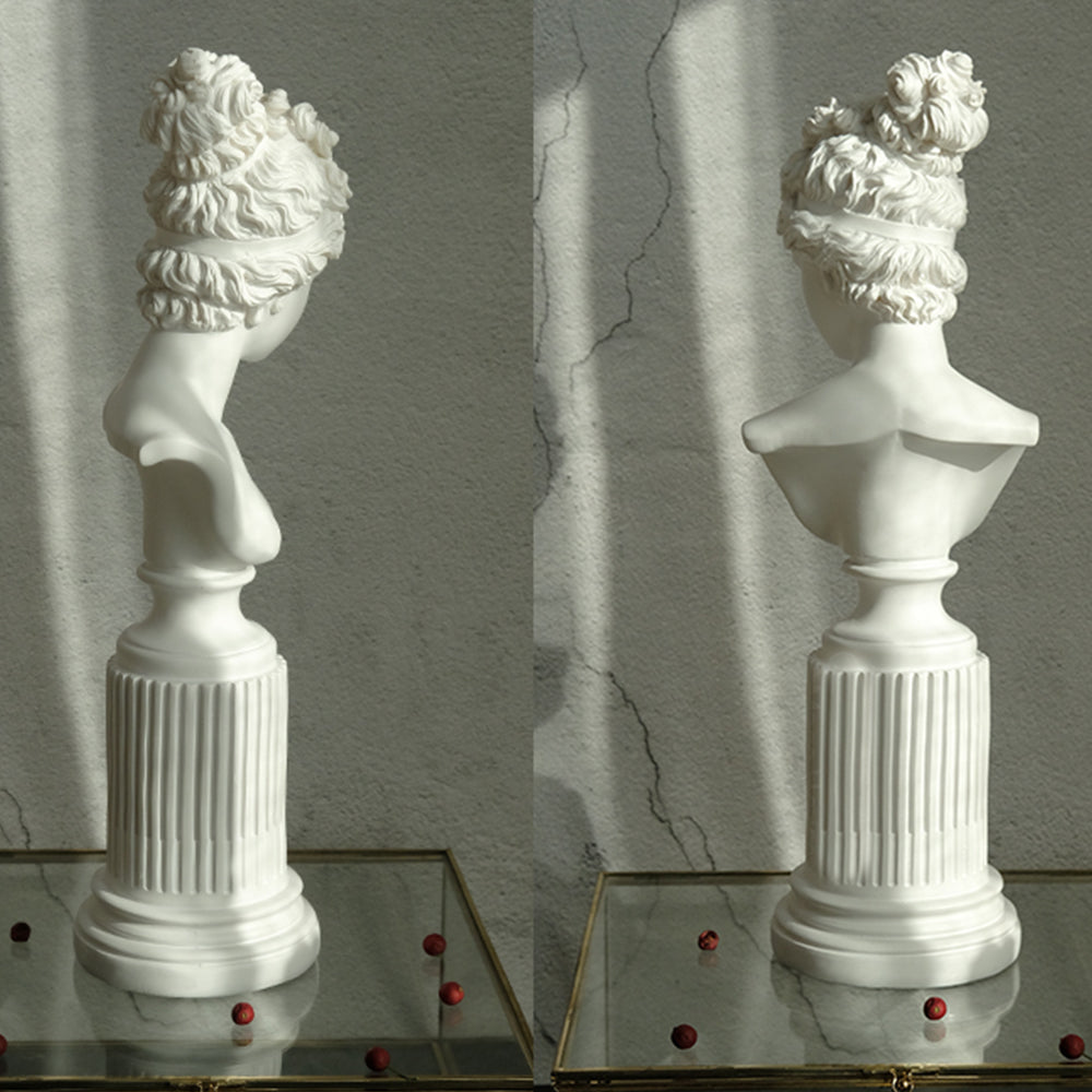 【オブジェ・置物】北欧風 彫刻 半身像