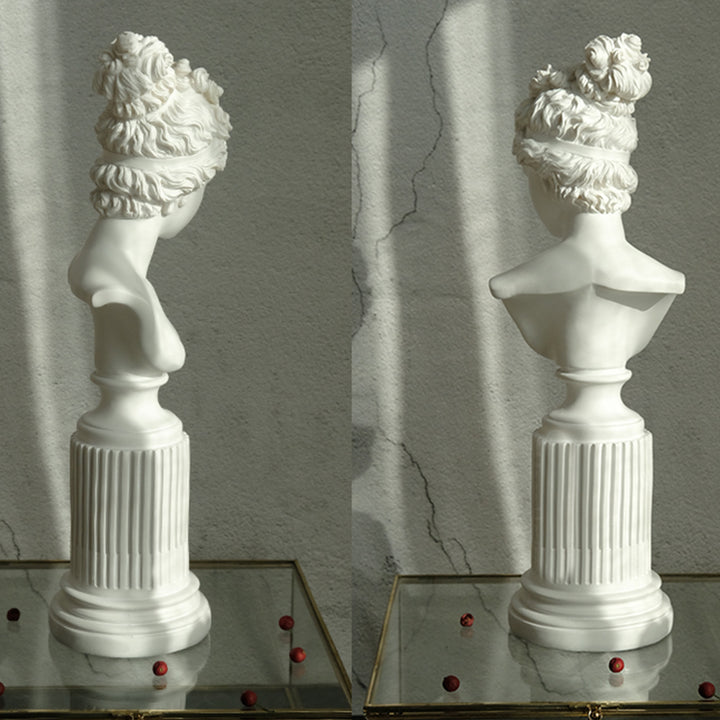 【オブジェ・置物】北欧風 彫刻 半身像