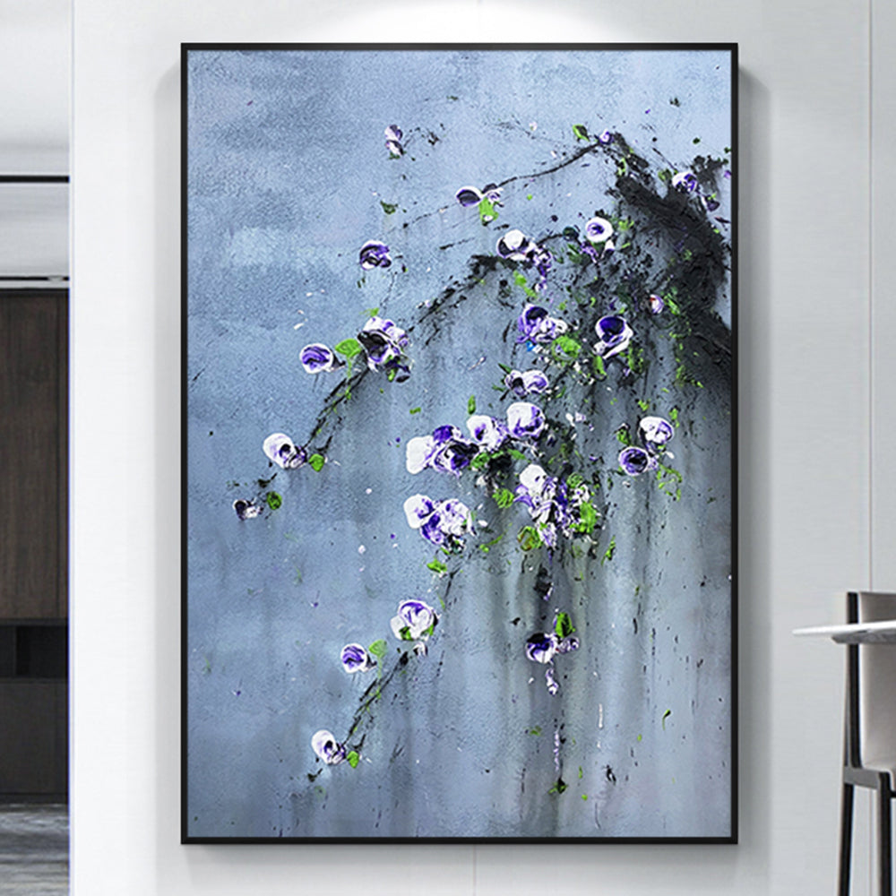 【掛絵】梅の花 選べる3パターン 手描き油絵