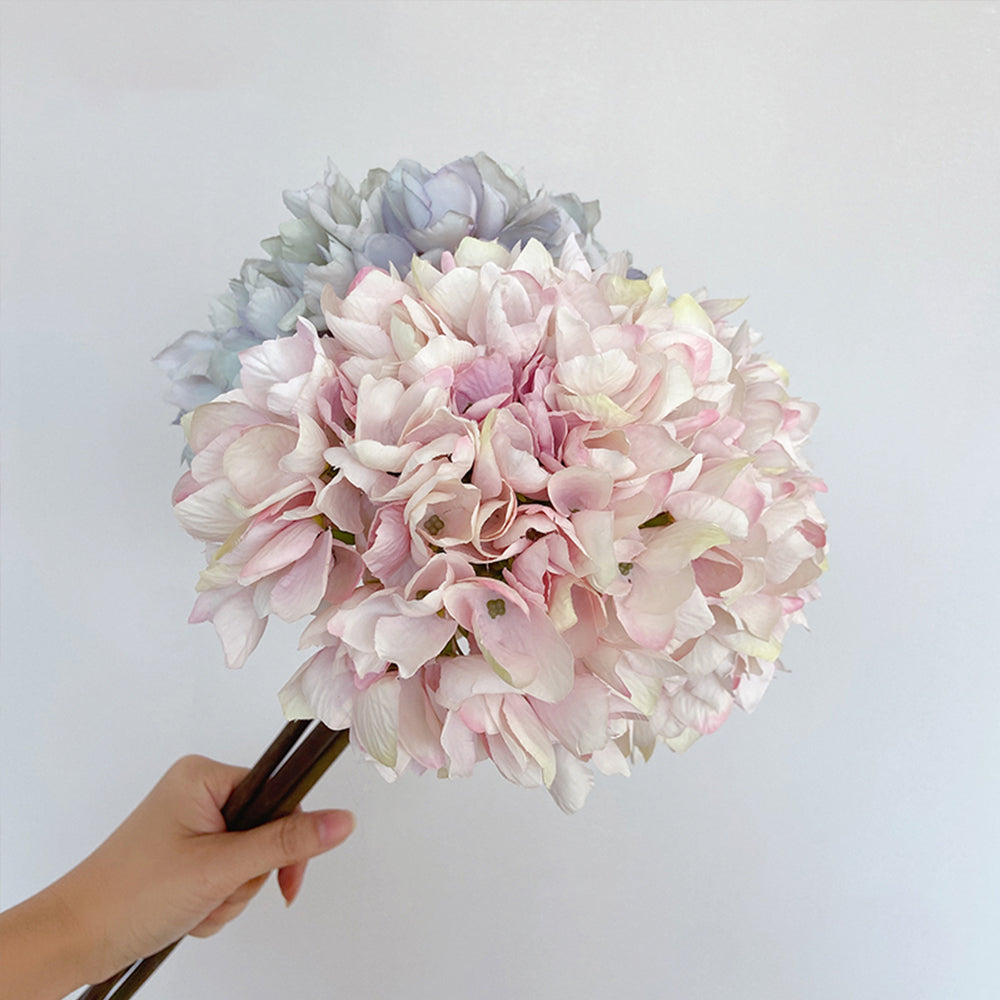 【造花】紫陽花 バラ 優雅 フェイク 置物