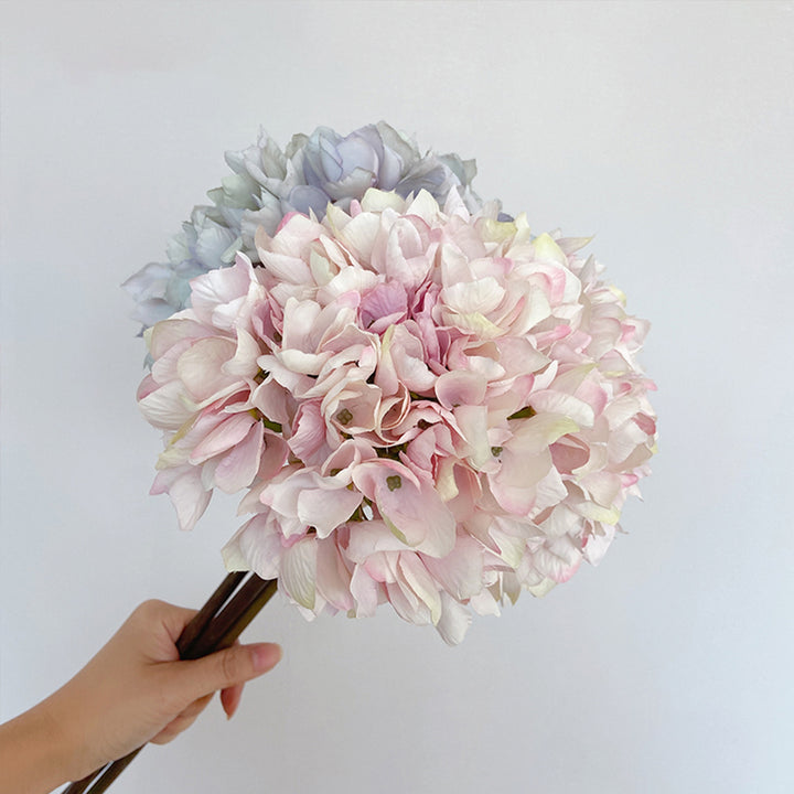 【造花】紫陽花 バラ 優雅 フェイク 置物