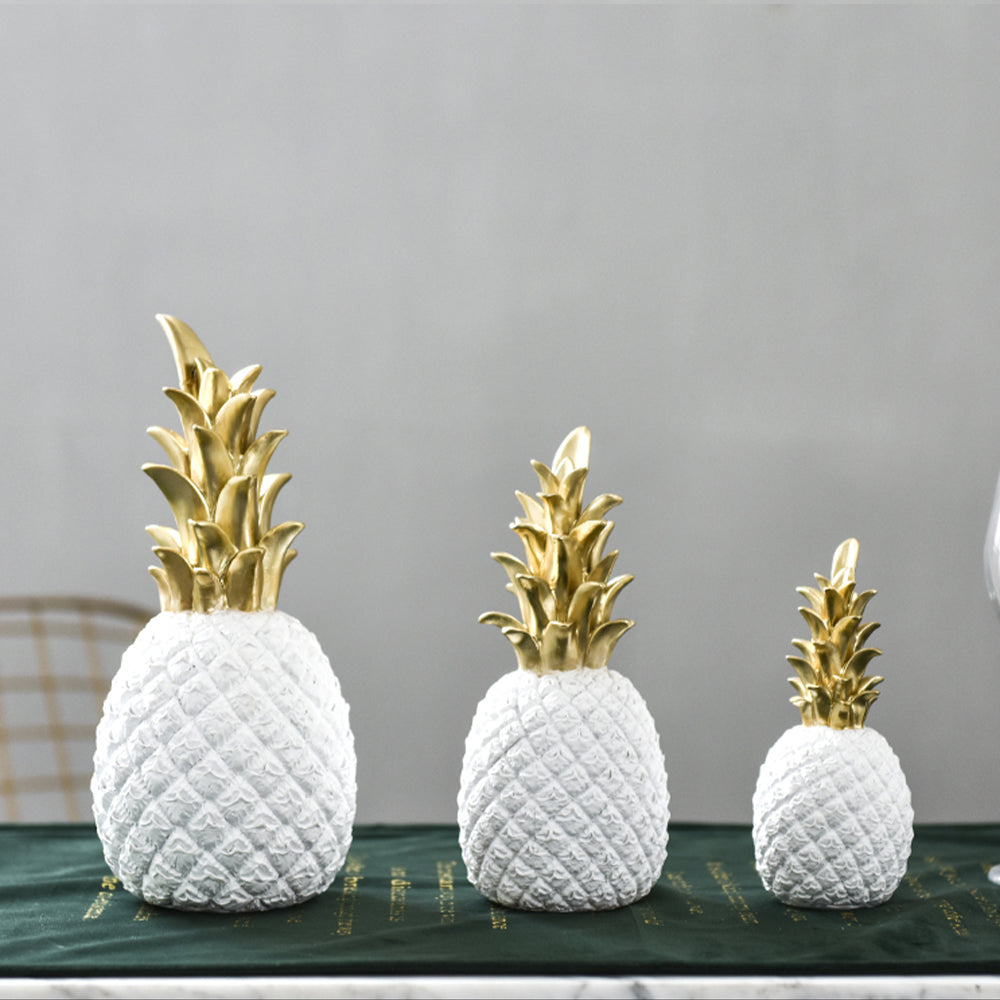 【オブジェ・置物】金色 パイナップル モダン