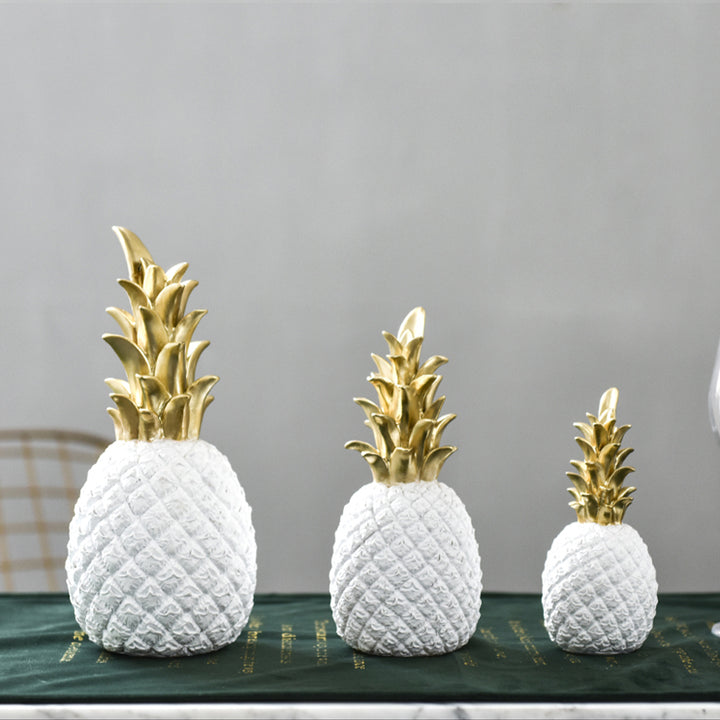 【オブジェ・置物】金色 パイナップル モダン