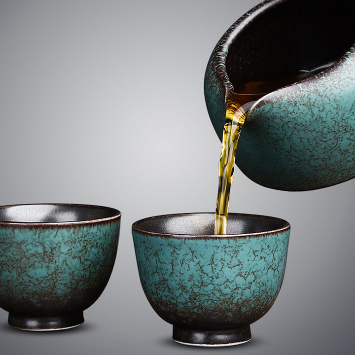 【コーヒーセット・ティーセット】カンフーティー  お茶 エメラルド