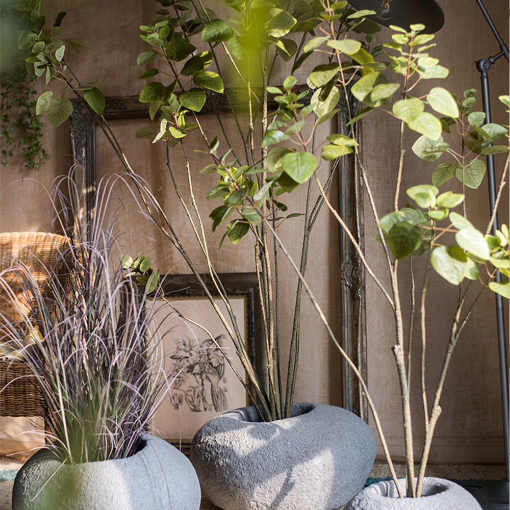 【造花】秋 大サイズ バウヒニア 盆栽