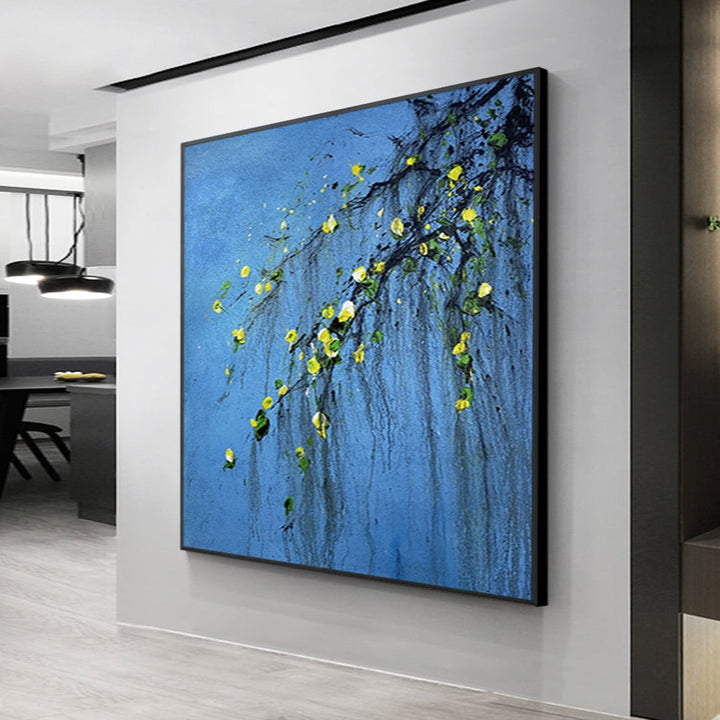 【掛絵】梅の花 選べる3パターン 手描き油絵