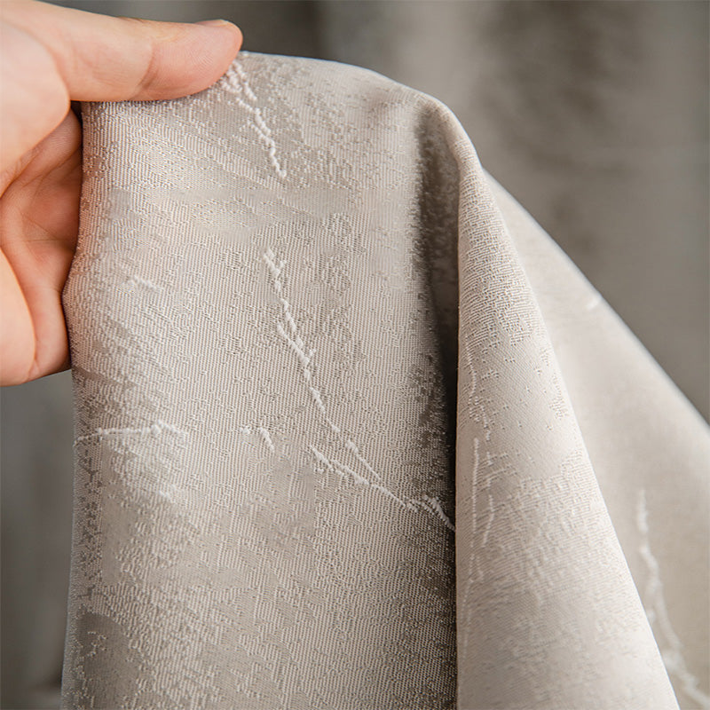 【ドレープカーテン】ジャガード織エレガント 選べる4色 カーテンの細部画像 ブラウン(柄付け) 布製 遮光2級