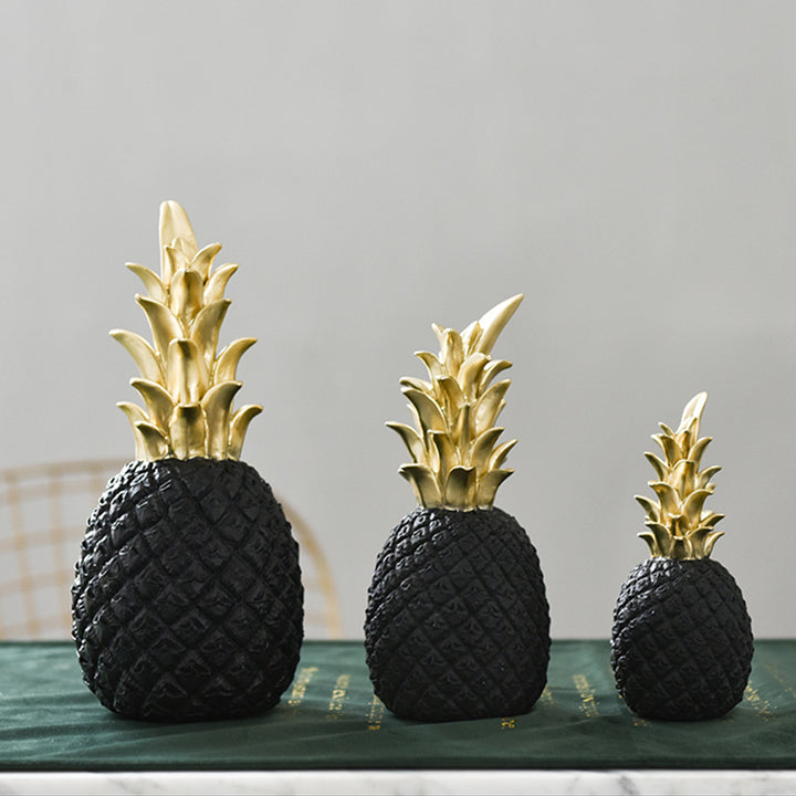 【オブジェ・置物】金色 パイナップル モダン