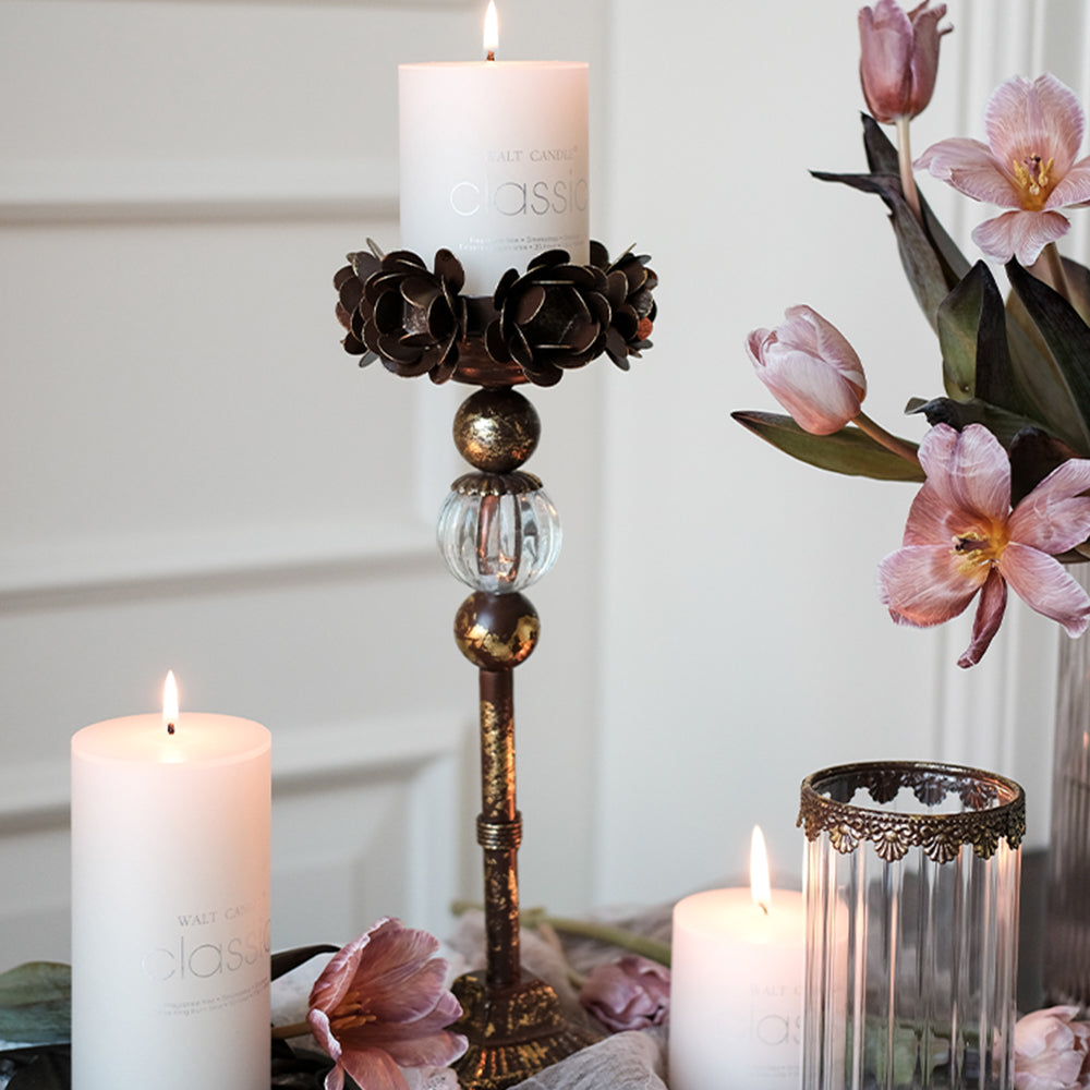 【キャンドルホルダー・スタンド】レトロ 北欧風 インスタ映え