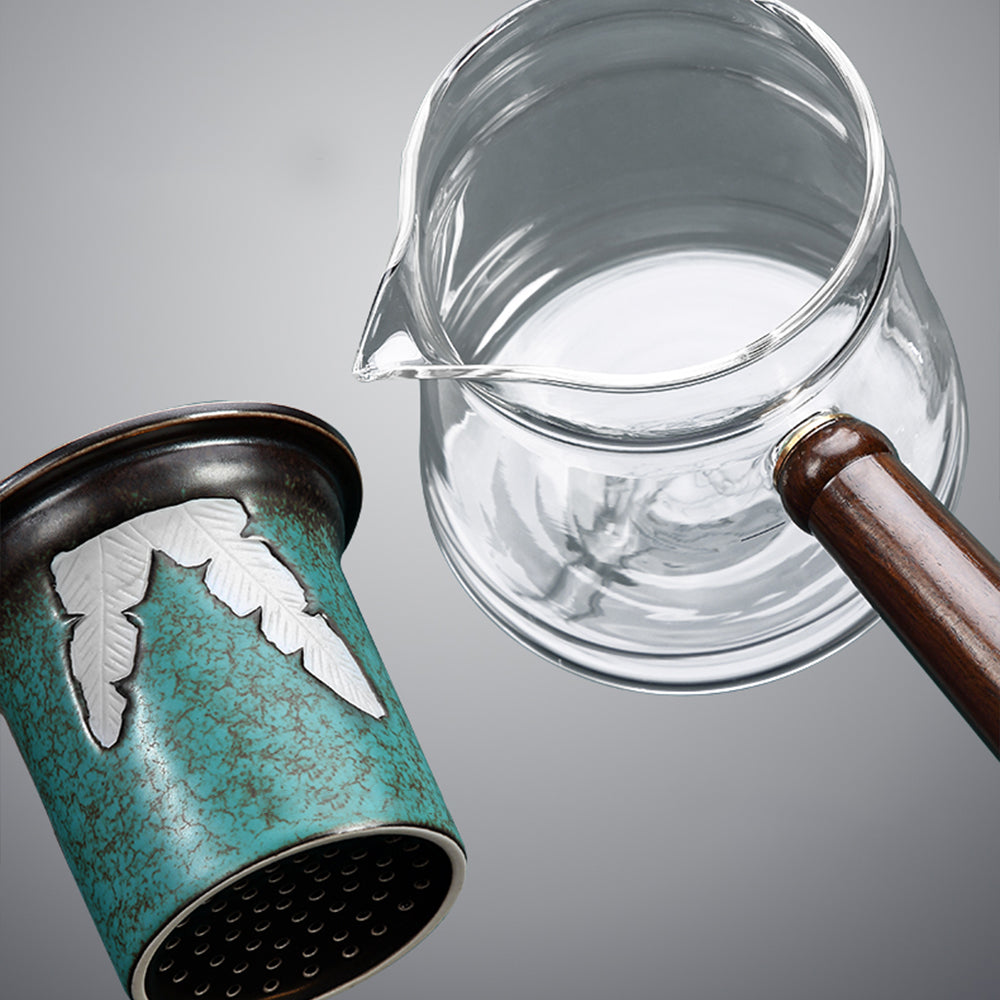 【コーヒーセット・ティーセット】カンフーティー  お茶 エメラルド