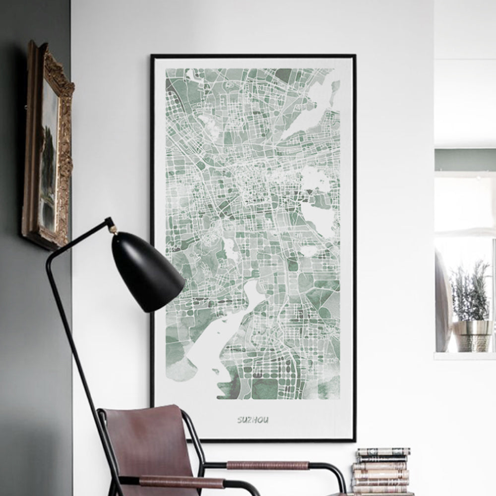 【掛絵】都市地図 選べる4パターン オーダーメイド可能