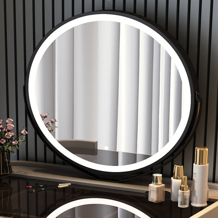 【ドレッサー】小型おしゃれ 選べる5色 LEDミラー 100日間返品交換保証制度