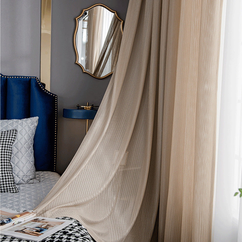 【レースカーテン】フィッシュボーン紗 選べる10色