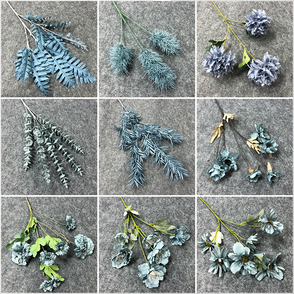 【造花 】花束 紫 冬の匂い ユニック インテリア