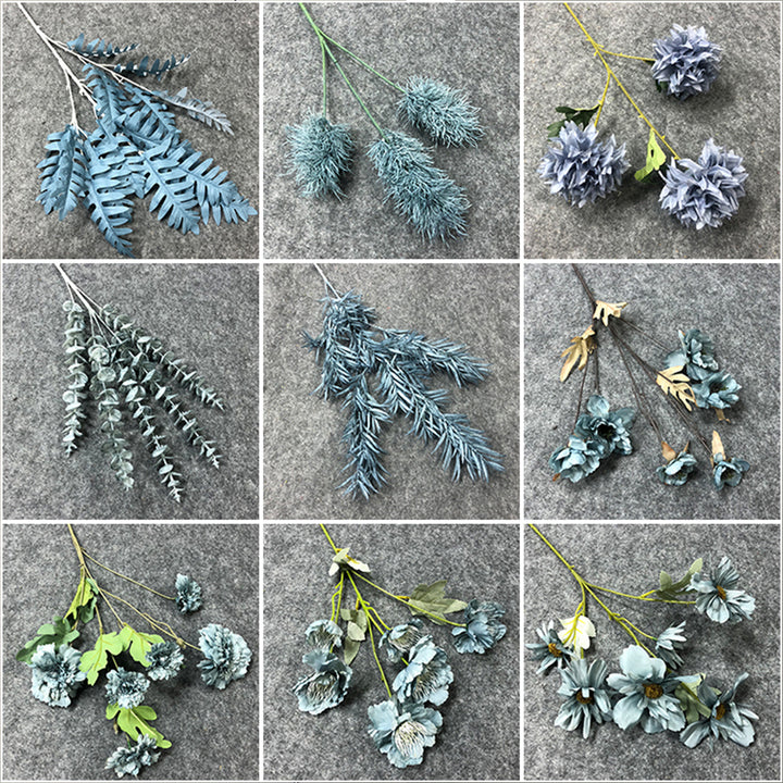 【造花 】花束 紫 冬の匂い ユニック インテリア