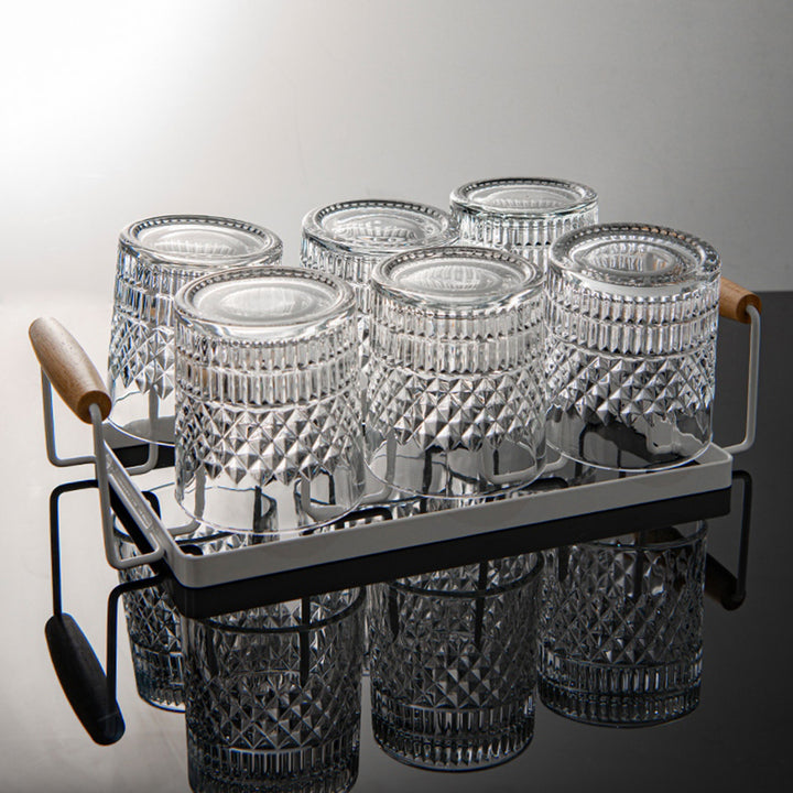 高級感 ウイスキーグラス(6個入り、トレーセット) ※100日間返品交換保証