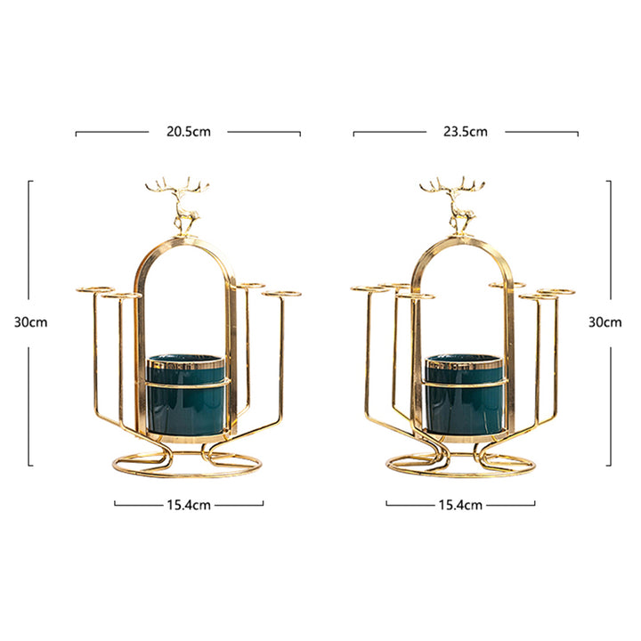 【コーヒーセット・ティーセット】 ラグジュアリー 北欧 収納ラック