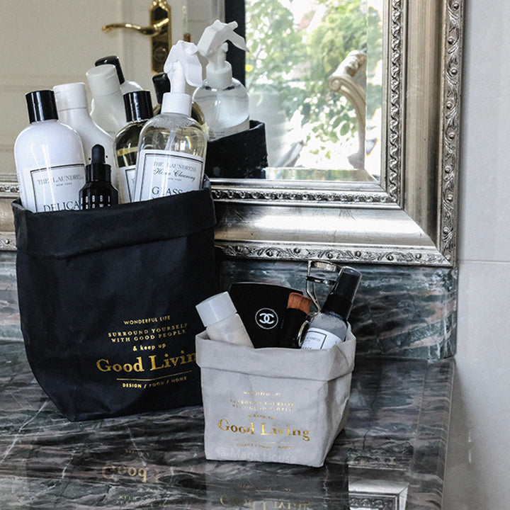 【収納袋】クラフト紙 北欧風 紙袋