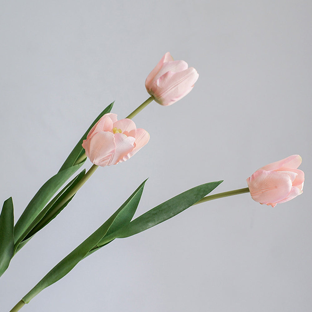 【造花】白色 チューリップ 北欧 高級感