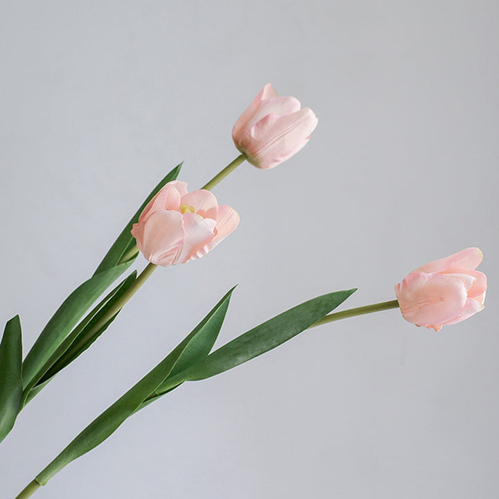 【造花】白色 チューリップ 北欧 高級感