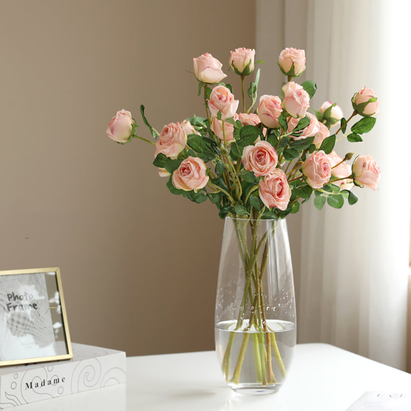 【造花】優雅 オダマキ シルク バラ