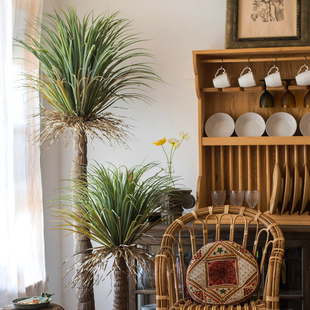 【造花】モロッコ 竜舌蘭 緑 盆栽 植物 熱帯植物